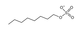 octyl sulfate(1-)结构式