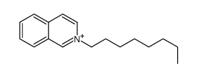 2-octylisoquinolin-2-ium结构式