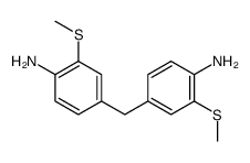4-[(4-amino-3-methylsulfanylphenyl)methyl]-2-methylsulfanylaniline结构式