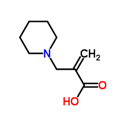 2-哌啶-1-甲基丙烯酸结构式