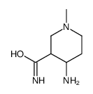 3-Piperidinecarboxamide,4-amino-1-methyl-(9CI)结构式