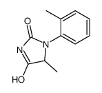 5-methyl-1-(2-methylphenyl)imidazolidine-2,4-dione Structure