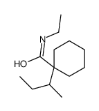 N-ethyl-1-(1-methylpropyl)cyclohexanecarboxamide Structure