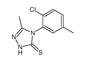 4-(2-chloro-5-methyl-phenyl)-5-methyl-2,4-dihydro-[1,2,4]triazole-3-thione Structure