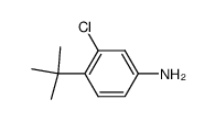 3-氯-4-叔丁基苯胺结构式