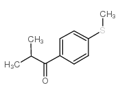 p-(methylthio)isobutyrophenone structure