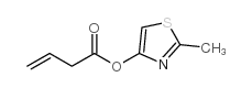 3-Butenoicacid,2-methyl-4-thiazolylester(9CI)结构式