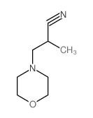 4-Morpholinepropanenitrile,alpha-methyl-,(-)-(9CI) Structure