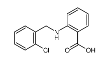 2-[(2-chlorobenzyl)amino]benzoic acid结构式
