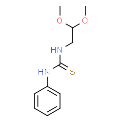 N-(2,2-DIMETHOXYETHYL)-N'-PHENYLTHIOUREA Structure