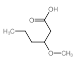 Hexanoic acid,3-methoxy-结构式