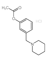 [3-(1-piperidylmethyl)phenyl] acetate Structure