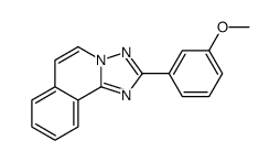 2-(3-methoxyphenyl)-[1,2,4]triazolo[5,1-a]isoquinoline Structure