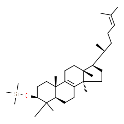 3β-(Trimethylsilyloxy)-3-deoxylanosterol结构式