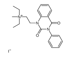 2-(2,4-dioxo-3-phenylquinazolin-1-yl)ethyl-diethyl-methylazanium,iodide Structure
