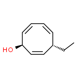 2,4,7-Cyclooctatrien-1-ol, 6-ethyl-, (1S,6S)- (9CI)结构式