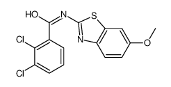 2,3-dichloro-N-(6-methoxy-1,3-benzothiazol-2-yl)benzamide Structure