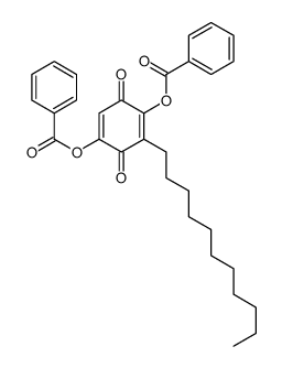 (4-benzoyloxy-3,6-dioxo-5-undecylcyclohexa-1,4-dien-1-yl) benzoate Structure