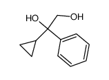 1-Cyclopropyl-1-phenyl-ethan-1,2-diol结构式