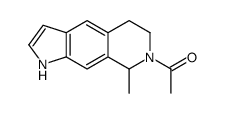 1-(8-methyl-1,5,6,8-tetrahydropyrrolo[3,2-g]isoquinolin-7-yl)ethanone Structure