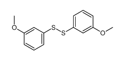 1-methoxy-3-[(3-methoxyphenyl)disulfanyl]benzene Structure