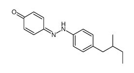 4-[[4-(2-methylbutyl)phenyl]hydrazinylidene]cyclohexa-2,5-dien-1-one Structure
