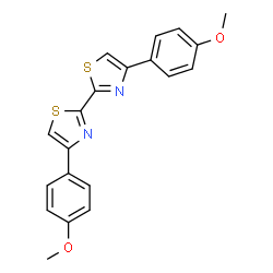 4-(4-METHOXYPHENYL)-5'-(3-METHOXYPHENYL)-[2,2']BISTHIAZOLE Structure