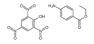 ethyl 4-aminobenzoate,2,4,6-trinitrophenol Structure