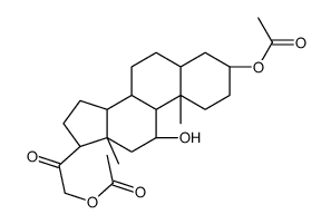 [2-[(3S,5S,8S,9S,10S,11S,13S,14S,17S)-3-acetyloxy-11-hydroxy-10,13-dimethyl-2,3,4,5,6,7,8,9,11,12,14,15,16,17-tetradecahydro-1H-cyclopenta[a]phenanthren-17-yl]-2-oxoethyl] acetate Structure