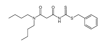 N,N-Dibutyl-N'-dithiocarbobenzoxymalonamid Structure