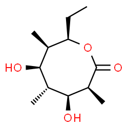 2-Oxocanone,8-ethyl-4,6-dihydroxy-3,5,7-trimethyl-,(3S,4S,5R,6R,7R,8R)-(9CI)结构式