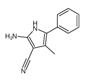 2-amino-4-methyl-5-phenyl-1H-pyrrole-3-carbonitrile Structure