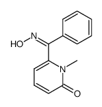 2-Benzoyl-1-methyl-6-pyridon-Z-oxim结构式