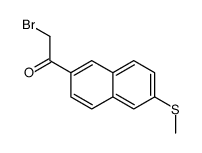 2-bromo-1-(6-methylsulfanylnaphthalen-2-yl)ethanone Structure