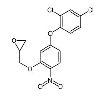 2-[[5-(2,4-dichlorophenoxy)-2-nitrophenoxy]methyl]oxirane Structure