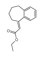 ethyl (6,7,8,9-tetrahydro-5-benzocycloheptenylidene)acetate Structure