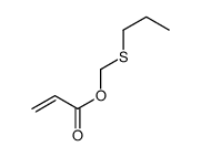 propylsulfanylmethyl prop-2-enoate Structure