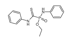 O-Ethyl-N-phenylthiocarbamoylphosphonat结构式