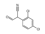 2,4-Dichloro-α-formylbenzeneacetonitrile Structure