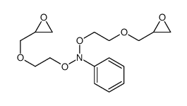 N,N-Bis[2-(oxiranylmethoxy)ethoxy]aniline structure