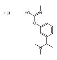 dimethyl-[1-[3-(methylcarbamoyloxy)phenyl]ethyl]azanium,chloride Structure
