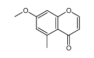 4H-1-Benzopyran-4-one, 7-Methoxy-5-Methyl-结构式