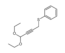 4,4-diethoxybut-2-ynylsulfanylbenzene Structure