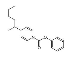 phenyl 4-hexan-2-yl-4H-pyridine-1-carboxylate结构式