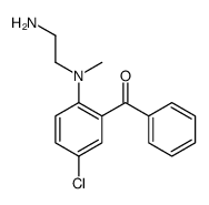 [2-[2-aminoethyl(methyl)amino]-5-chlorophenyl]-phenylmethanone结构式