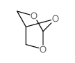 2,6,7-Trioxabicyclo(2.2.1)heptane Structure