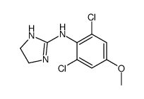N-(2,6-Dichloro-4-methoxyphenyl)-4,5-dihydro-1H-imidazole-2-amine structure