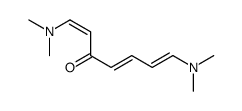 1,7-bis(dimethylamino)hepta-1,4,6-trien-3-one结构式