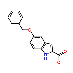 5-(Benzyloxy)-1H-indole-2-carboxylic acid Structure