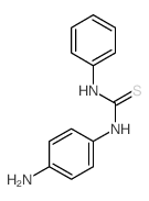 1-(4-aminophenyl)-3-phenyl-thiourea Structure